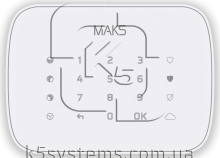 MAKS Keypad белая Сенсорная беспроводная клавиатура MAKS Keypad белая