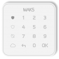 Беспроводная клавиатура Maks Keypad mini белая
